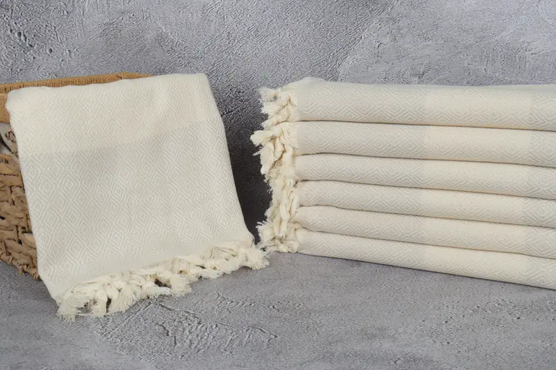 Wedding Gift, Turkish towel, Organic Turkish towel, Organic Cotton Towel, 70x40 Cotton Diamond Towel, Custom Bath Towel, Bachelorette Party Favor - 3