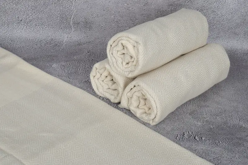 Wedding Gift, Turkish towel, Organic Turkish towel, Organic Cotton Towel, 70x40 Cotton Diamond Towel, Custom Bath Towel, Bachelorette Party Favor - 8