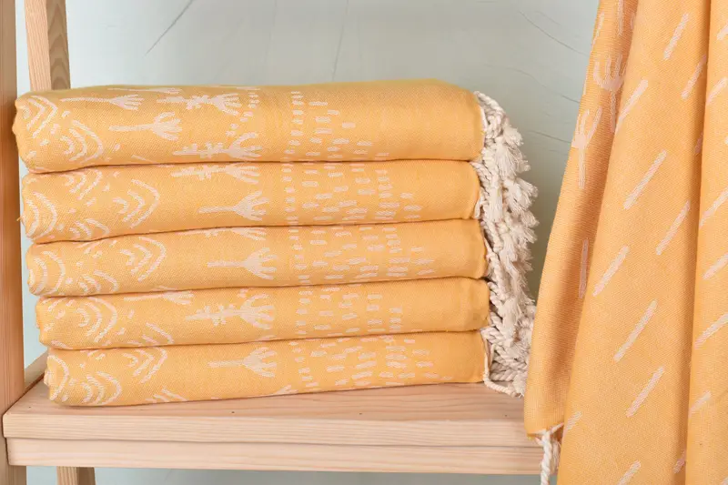 68x40 Cotton Mountain Design Towel, Gift For Wedding Day, Bachelorette Towel, Quick-dry peshtemal, Custom Towel, Baby Boy Gift, Personalized Gifts - 2