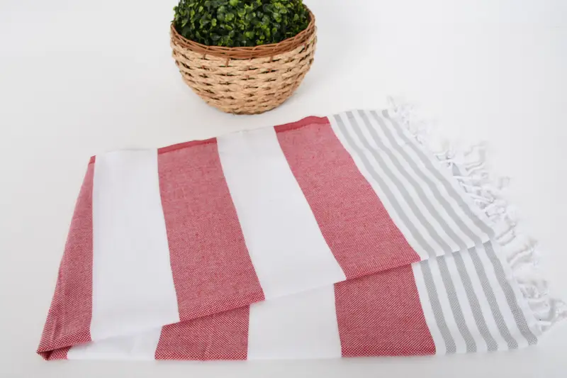 Bachelorette Party Favors, Türk el havlu, kişiselleştirilmiş hediye, monogramlı el havlu, plaj teması düğün hediyesi, 40x24 pamuklu çizgili havlu - 4