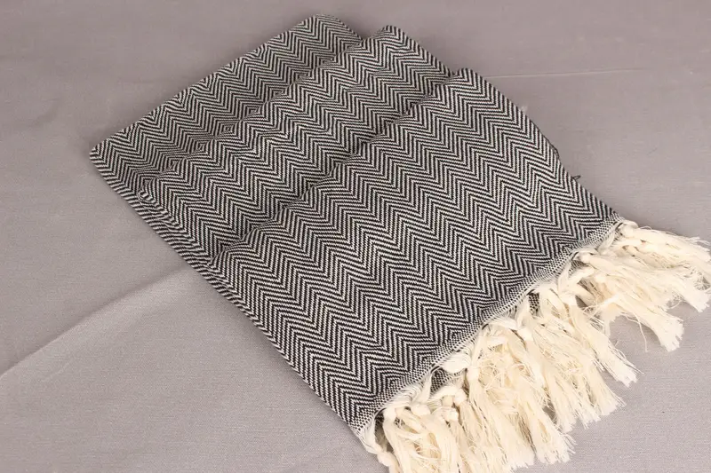 Large Turkish Towel, Handmade Turkish Towel, Bridesmaid Gift, Turkish Towel Beach, Yoga Towel, 70x40 Cotton Herringbone Towel, Pool Towels, Spa Gift - 7