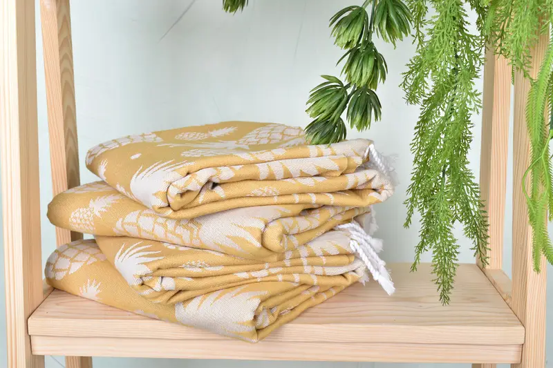 Turkish bath towel, 70x36 Cotton Pineapple Design Towel, Scarf Towel, Wedding Gift, Bachelorette Party Gifts Bridesmaids, Personalized Gift For Her - 8