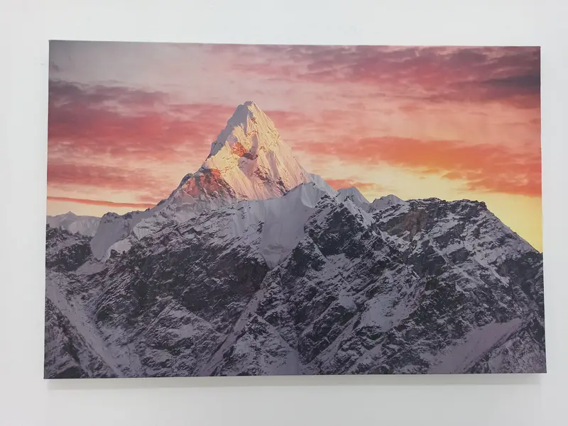 AMA Dablam Peak, Dağ Duvar Sanatı, Gün batımı Duvar Sanatı, Nepal Duvar Sanatı, Himalayalar Duvar Sanatı, Nepal Tuval, Himalayalar Tuval, Gün batımı Peyzajı, - 1