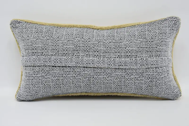 8x16 Beige Cushion, Pattern Throw Pillow Cover, Ethnical Kilim Rug Pillow, Boho Pillow Sham Cover, Kilim Pillow, Cushion Cover - 6