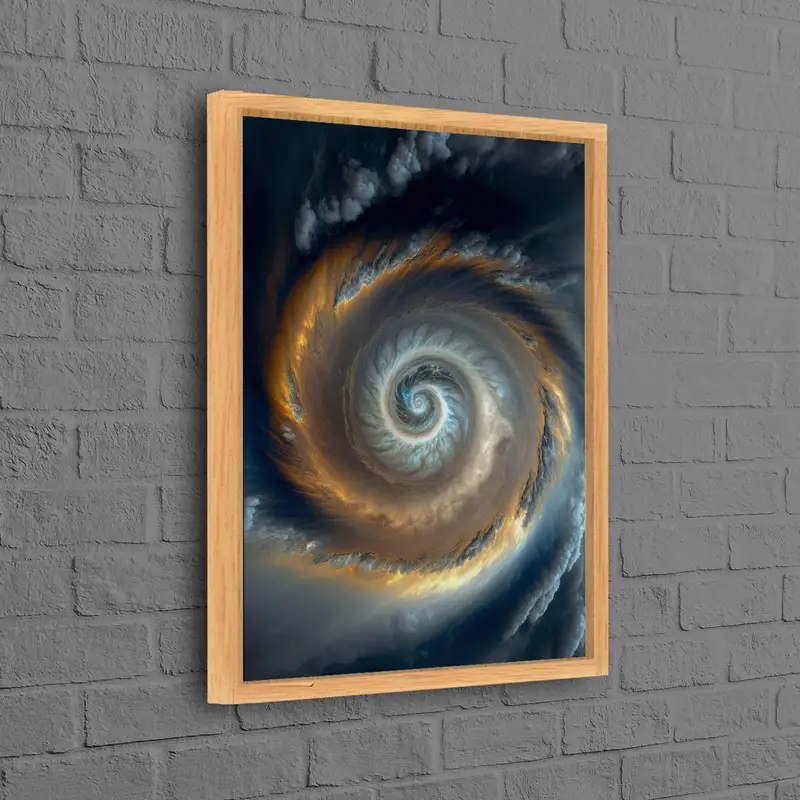 Galactic Starry Sky Office Canvas - Printed Space Art