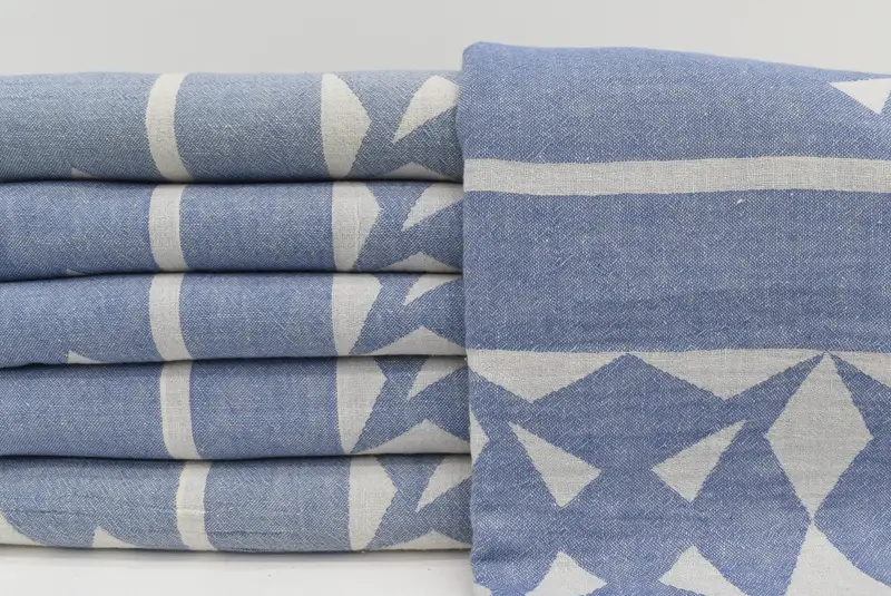 68x36 Cotton Compass Rose Design Towel, Soft towel, Gift For Wedding Day, Sand-resistant towel, Bachelor Party Favors, Personalized Wedding Gift - 3