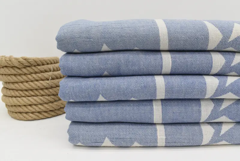 68x36 Cotton Compass Rose Design Towel, Soft towel, Gift For Wedding Day, Sand-resistant towel, Bachelor Party Favors, Personalized Wedding Gift - 4
