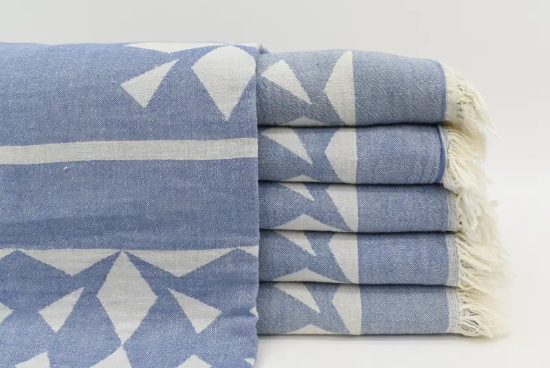 68x36 Cotton Compass Rose Design Towel, Soft towel, Gift For Wedding Day, Sand-resistant towel, Bachelor Party Favors, Personalized Wedding Gift - 2