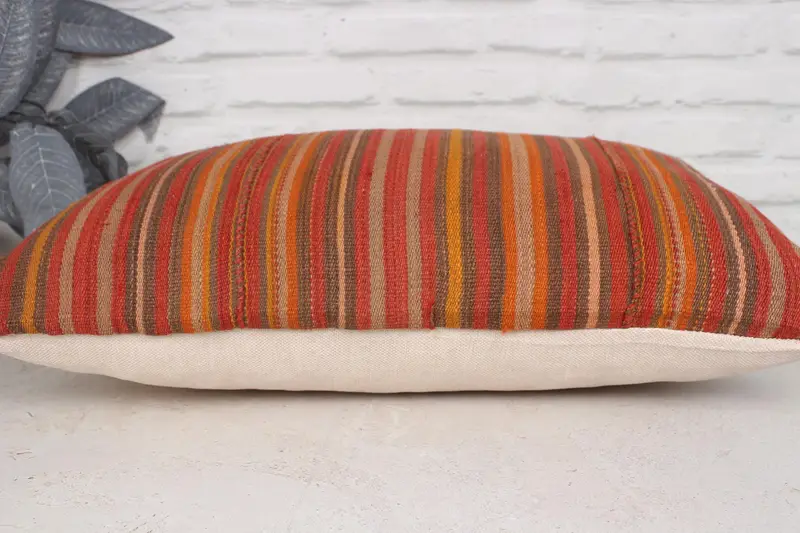 Anatolian Pillow, Boho Pillow Sham Cover, Custom Cushion Case, 16x24 Red Pillow Cover, Car Cushion, Gift Pillow, Cushion Cover, Turkish Pillow - 5