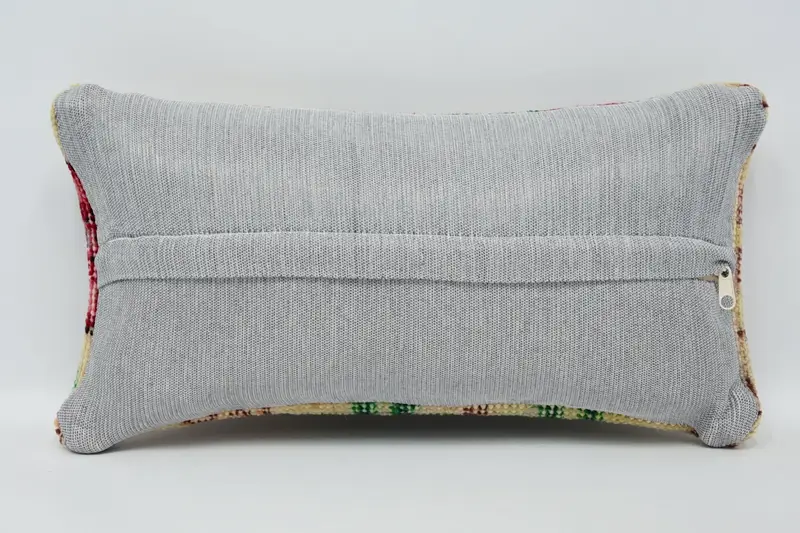 Vintage Kilim Pillow, Boho Pillow Sham Cover, Pillow Case, Gift Pillow, Personalized Gift Pillow Pillow Case, 8x16 Beige Pillow Case - 6