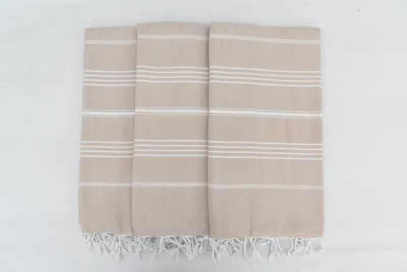 Valentines Gift, Personalized Towel, 70x40 Cotton Striped Towel, Unique Turkish towel with custom embroidery USA, Bridesmaid Gift, Home Decor Gifts - 6