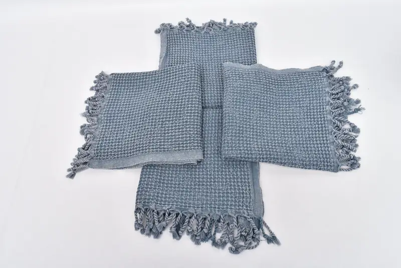 Nedime Hediyesi, Küçük Banyo Havlu, Sevgililer Günü Hediyesi, Monogram El Havlusu, Konuk Havlusu, Türk Havlu El Havlusu, 40x20 Pamuk Waffle Havlu - 6