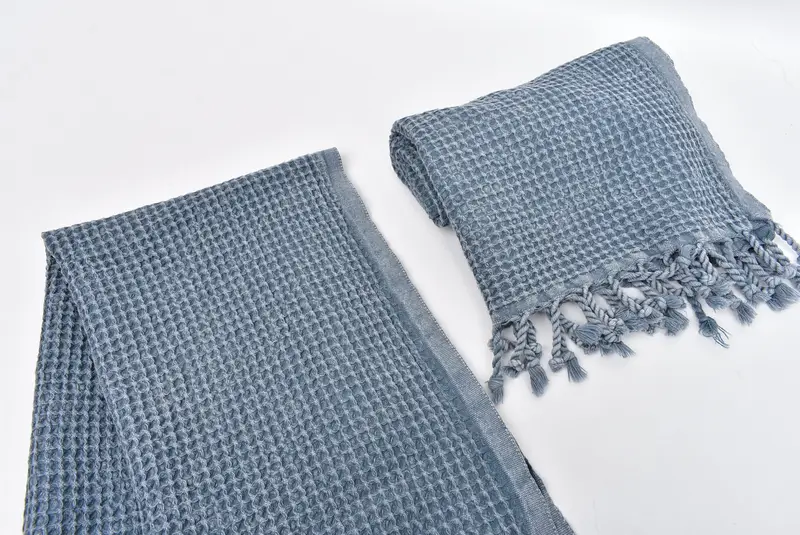 Nedime Hediyesi, Küçük Banyo Havlu, Sevgililer Günü Hediyesi, Monogram El Havlusu, Konuk Havlusu, Türk Havlu El Havlusu, 40x20 Pamuk Waffle Havlu - 7