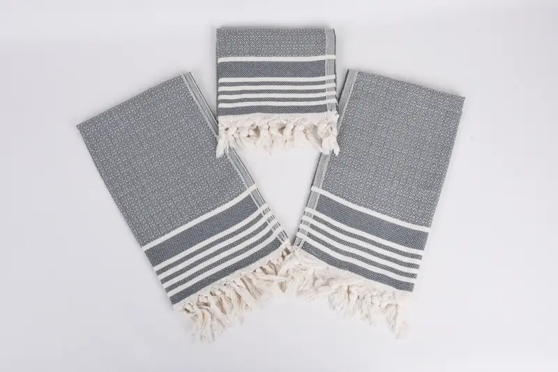 Wedding Favors, Grandma Gift, Spa Towel, Organic Towel, Personalized Dish Towel, Monogram Hand Towel, 32x16 Cotton Diamond Towel, Bridesmaid Towel - 6