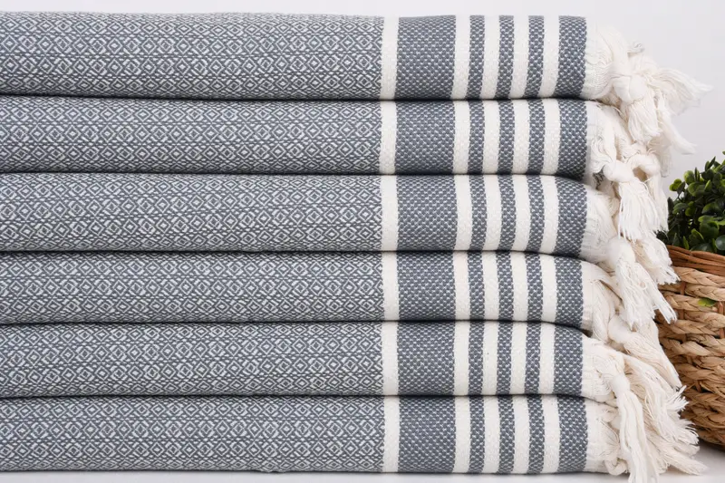 Wedding Favors, Grandma Gift, Spa Towel, Organic Towel, Personalized Dish Towel, Monogram Hand Towel, 32x16 Cotton Diamond Towel, Bridesmaid Towel - 2