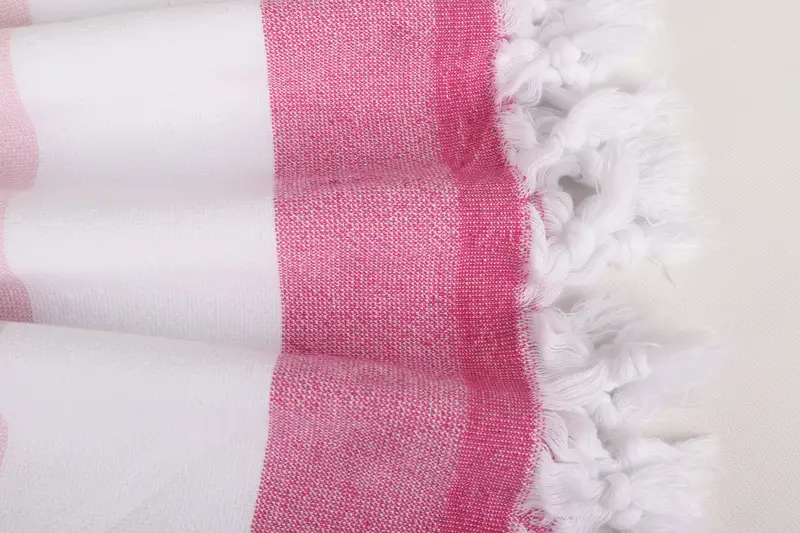 64x36 Cotton Striped Terry Towel, Bridal Shower Gift, Unique Turkish towel with custom embroidery USA, Wedding Gifts Towel, Beach towel, Peshtemal - 8