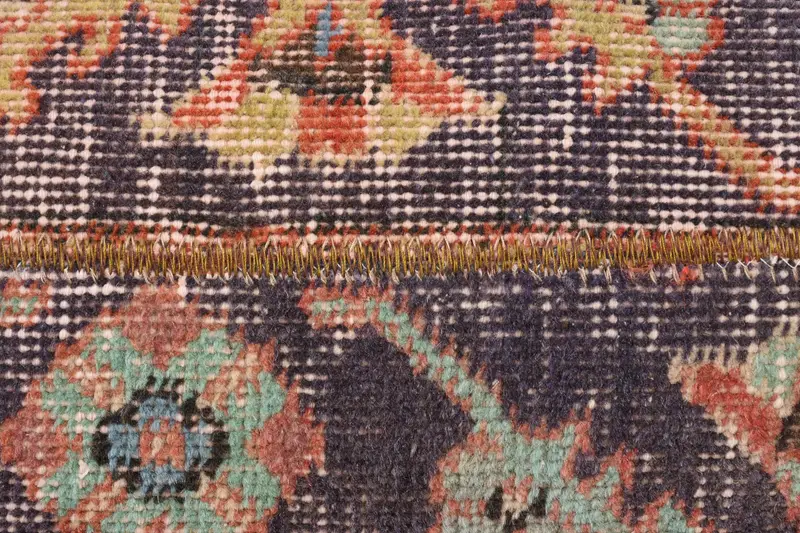 Turkish Kilim Pillow, Accent Throw Pillow Case, 12x36 Purple Pillow, Handmade Kilim Cushion, Kilim Cushion Sham, Pattern Throw Cushion, Cushion - 3