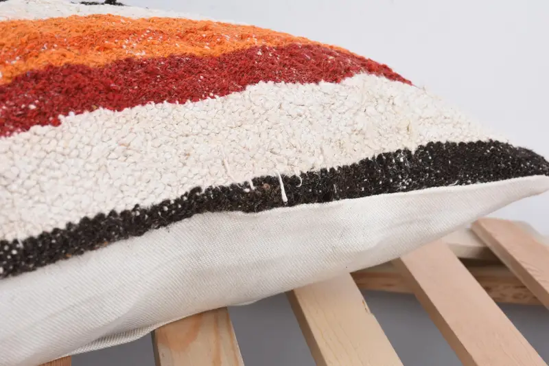 Pillow for Couch, Luxury Pillow Case, Kilim Cushion Sham, Outdoor Pillow, Cushion, 12x24 White Cushion Case, Vintage Kilim Pillow, Colorful Cushion - 7