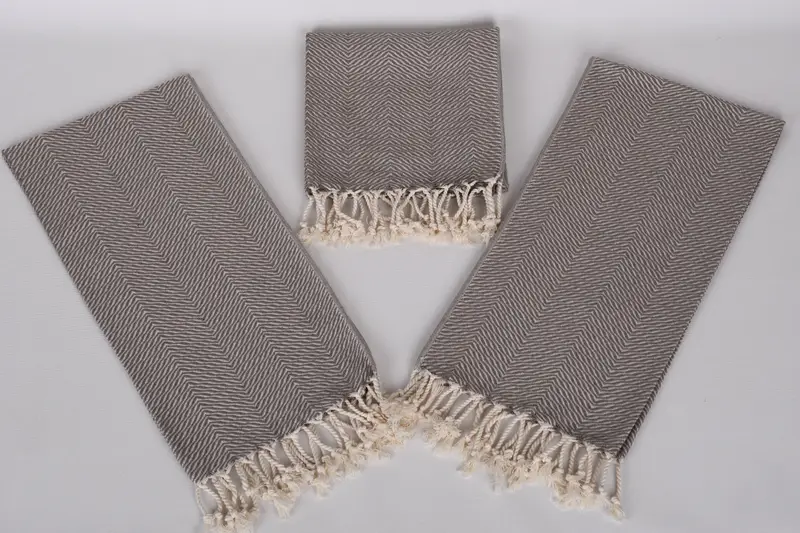 Türkisches Handtuch Handtuch, Monogramm Küchentuch, Brautjungfernbevorzugungen, 40x20 Baumwoll -Chevron -Handtuch, türkisches Handtuchmonogramm, personalisiertes Küchentuch - 6
