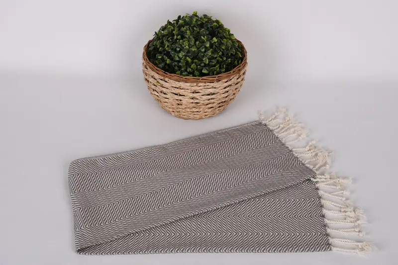 Türkisches Handtuch Handtuch, Monogramm Küchentuch, Brautjungfernbevorzugungen, 40x20 Baumwoll -Chevron -Handtuch, türkisches Handtuchmonogramm, personalisiertes Küchentuch - 4