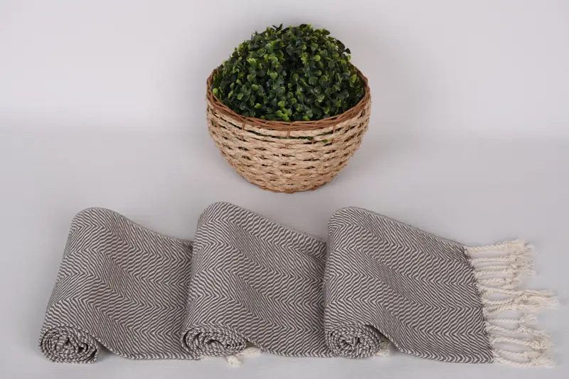 Türkisches Handtuch Handtuch, Monogramm Küchentuch, Brautjungfernbevorzugungen, 40x20 Baumwoll -Chevron -Handtuch, türkisches Handtuchmonogramm, personalisiertes Küchentuch - 8