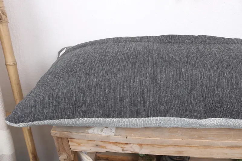 Interior Designer Pillow, Meditation Pillow Sham, Cushion Case, 16x36 Gray Pillow Case, Vintage Kilim Pillow, Chair Pillow Sham, Kilim Cushion Sham - 7