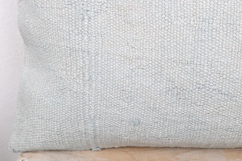 Interior Designer Pillow, Meditation Pillow Sham, Cushion Case, 16x36 Gray Pillow Case, Vintage Kilim Pillow, Chair Pillow Sham, Kilim Cushion Sham - 3