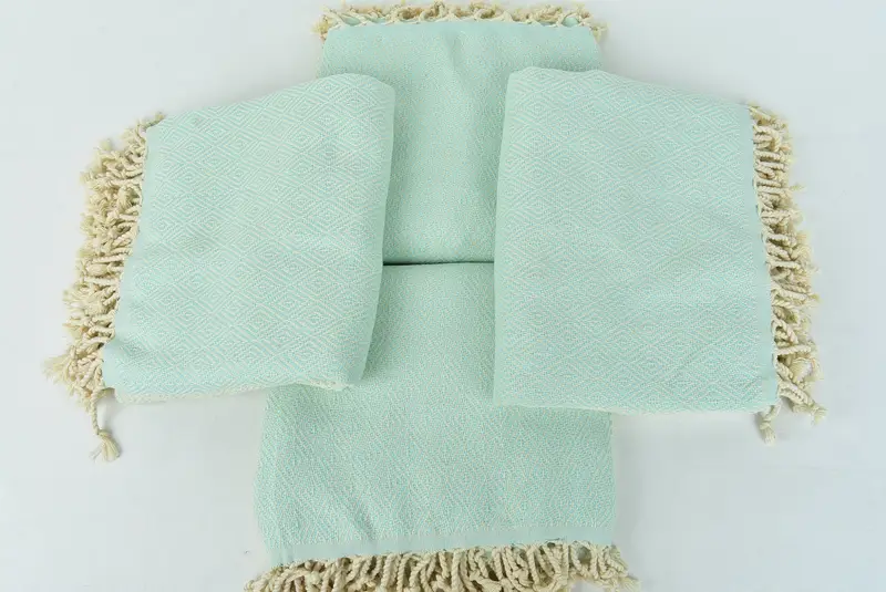 Fouta towel, 70x40 Cotton Chevron Towel, Personalized Bridesmaid Gift, Personalized Wedding Gift For Couple, Organic Beach Towel, Bridal Shower Gift - 6