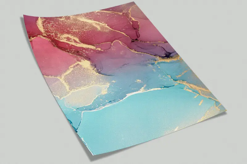 Wall Paper Peel and Stick, Pink Wall Decor, , Bright Wall Paper, Shimmery Wall Mural, Paper Wall Art, Contemporary Wall Poster, - 9