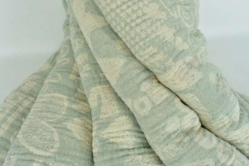 98x76 Cotton Love Design Towel, Turkish Cotton Throw Blanket, Personalized Bridesmaid Gift, Woven Blanket, Personalized Blanket, Bachelorette Gifts - 6
