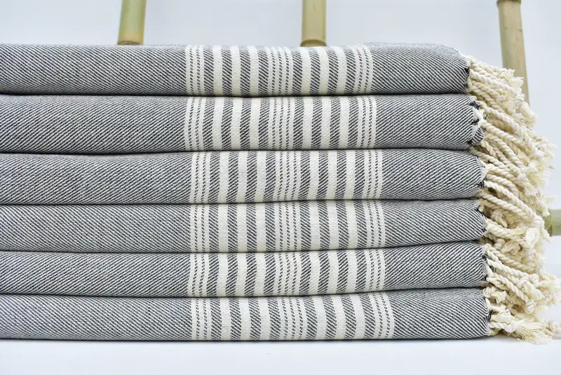Best Beach Towel, Hammam Towel USA, 70x40 Cotton Striped Towel, Beach towel, Engagement Gift, Cute Beach Towel, Bachelor Bachelorette Party Favors - 1