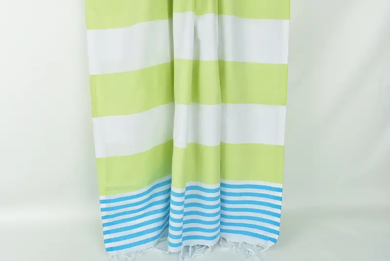 Beach Theme Wedding Gift, Travel Towel, 70x40 Cotton Striped Towel, Turkish towel, Housewarming Gift, Personalized Bridesmaid Gift, Memorial Gift - 8