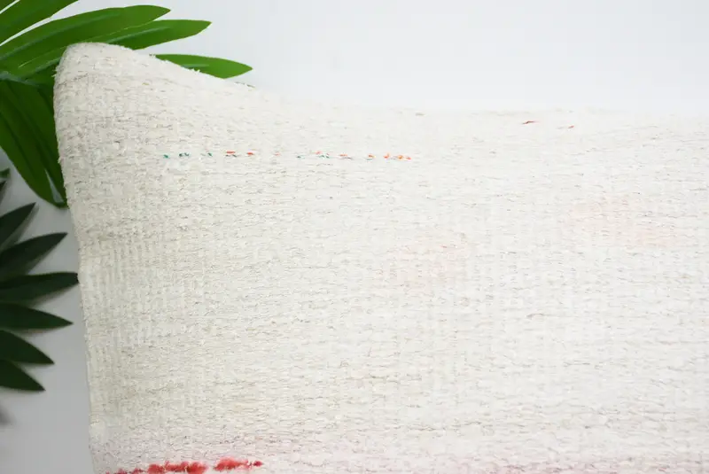 Cushion Cover, 18x18 White Cushion Cover, Throw Kilim Pillow, Neutral Pillow Case, Interior Designer Pillow, Car Pillow Case, Antique Pillows - 2