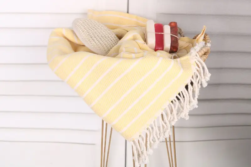 Spa Towel, Beach Towel Monogram, Bridal Shower Favors, Personalized Gift, Bridesmaid Proposal Gift, Custom Beach Towel, 70x40 Bamboo Striped Towel - 2