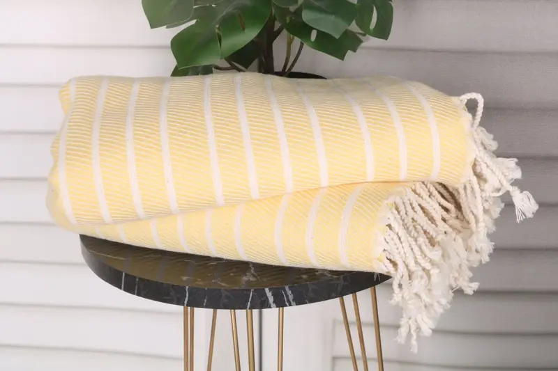 Spa Towel, Beach Towel Monogram, Bridal Shower Favors, Personalized Gift, Bridesmaid Proposal Gift, Custom Beach Towel, 70x40 Bamboo Striped Towel - 3