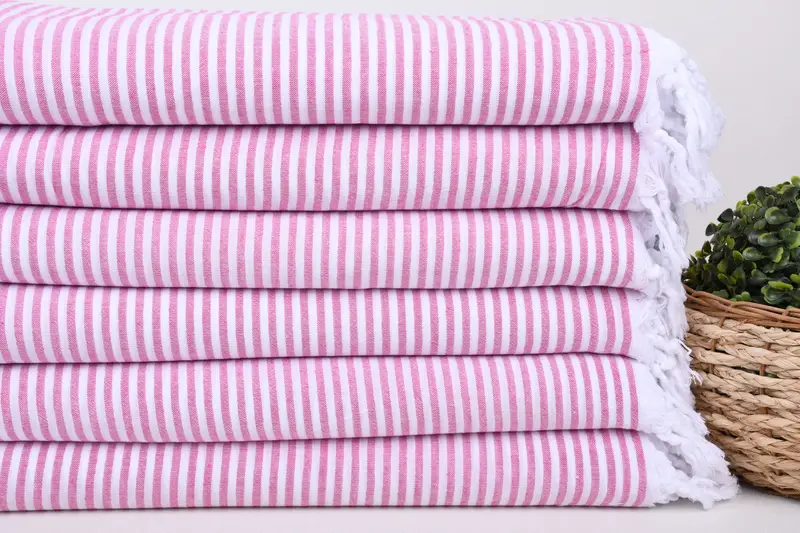 Bridal Shower Gift, Bachelor Party Favors, Beach Towel Bulk, 68x36 Cotton Striped Towel, Turkish beach towel, Custom Wedding Gift From Bridesmaid - 2