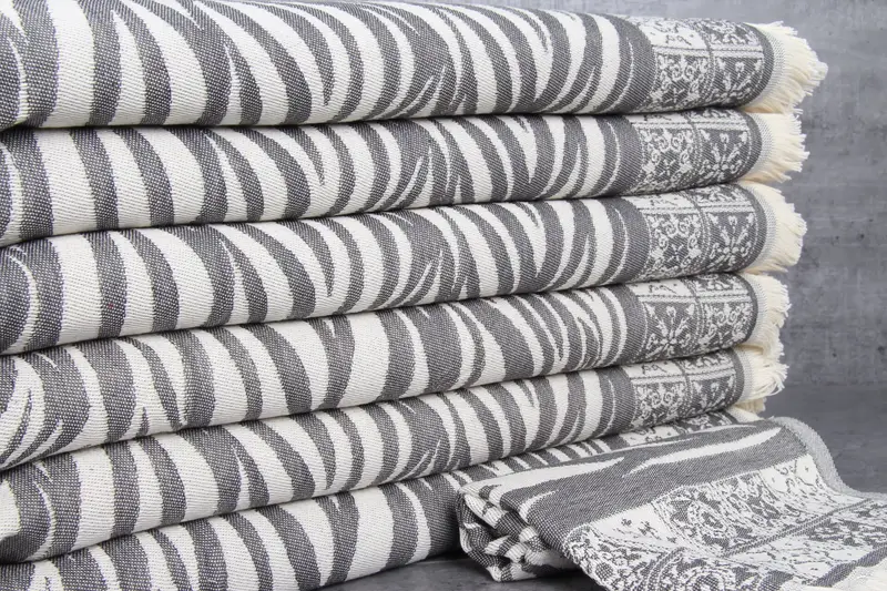 Engagement Gift, Gym Towel, Monogram Hand Towel, Beach Theme Bachelorette Party, Kitchen Towel, 28x20 Cotton Striped Towel, Turkish Towel Hand Towel - 3
