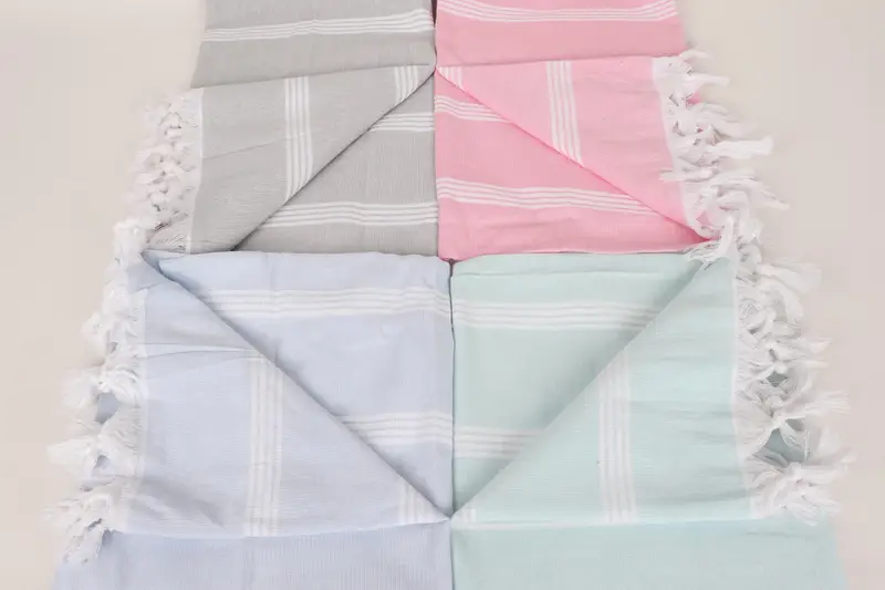Large Turkish Towel, Bridesmaid Proposal Gift, 70x30 Cotton Striped Towel, Cute Beach Towel, Gym Towel, Best Friend Gift, Personalized Turkish Towel - 4