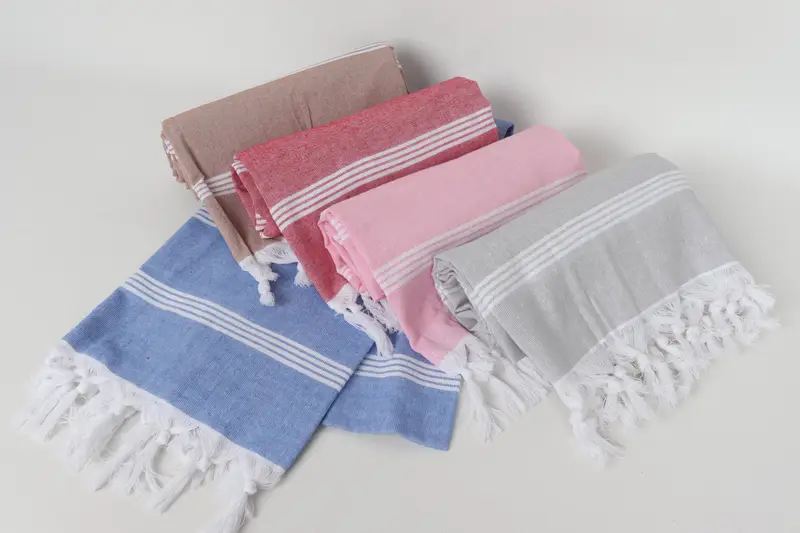 Large Turkish Towel, Bridesmaid Proposal Gift, 70x30 Cotton Striped Towel, Cute Beach Towel, Gym Towel, Best Friend Gift, Personalized Turkish Towel - 5