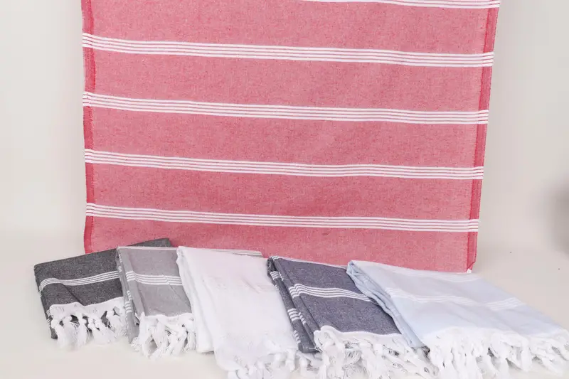 Large Turkish Towel, Bridesmaid Proposal Gift, 70x30 Cotton Striped Towel, Cute Beach Towel, Gym Towel, Best Friend Gift, Personalized Turkish Towel - 8