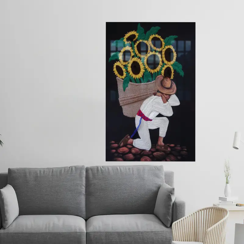 Modern Ayçiçeği Baskılı Cam: Evinizin Kıyı Şıklığı