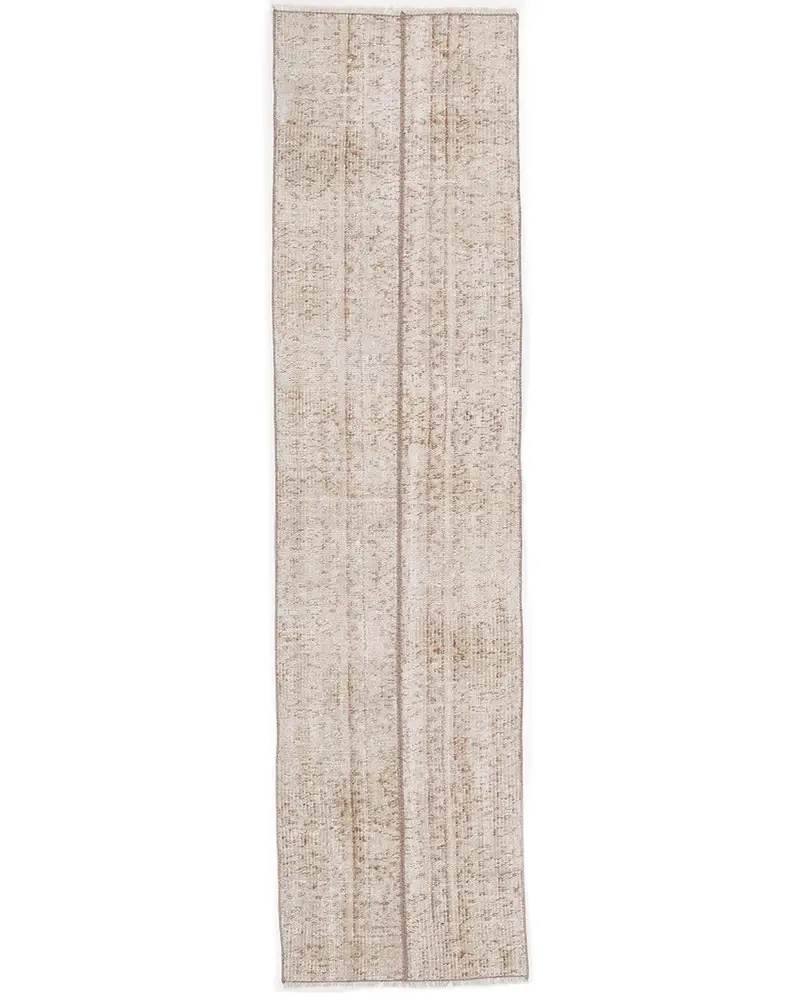 Zarif Bej İran Halısı, 1,8x7,1 ft Bej ve Kahverengi