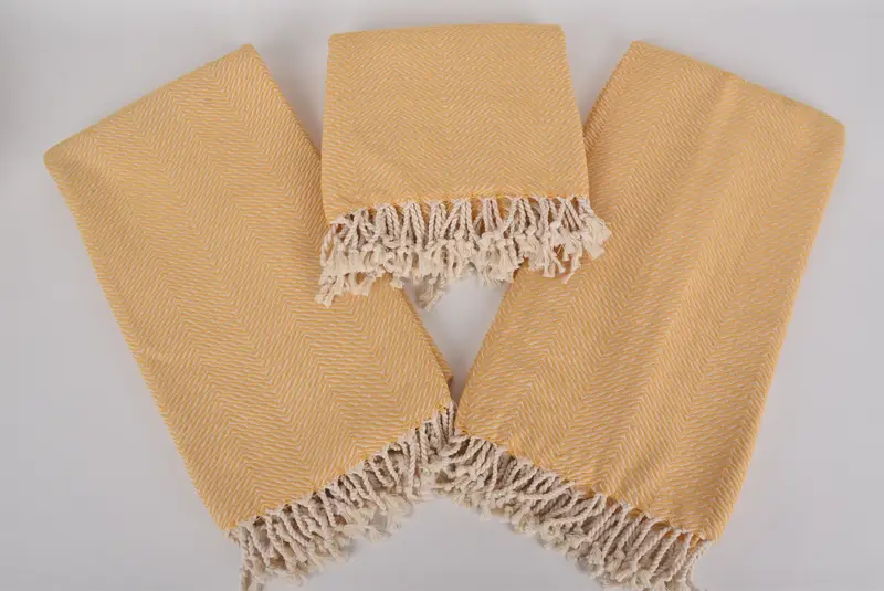 Quick-dry peshtemal, Sand-resistant towel, Decorative Towel, Bachelorette Party Favors Beach, Gym Towel, Organic towel, 70x40 Cotton Chevron Towel - 6