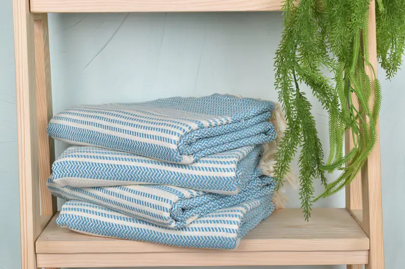 Travel towel, Customized Towels, Sand-free towel, Turkish Beach Towel Personalized, Custom Wedding Towel, Gifts For Him, 70x40 Cotton Striped Towel - 7