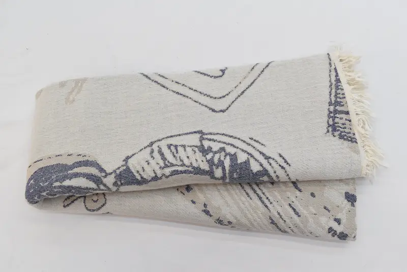 Housewarming Gift, Valentine Day Gift For Her, Wedding Gift Ideas, Throw Blanket Couch, Bachelorette Gifts, 88x64 Cotton Shoes Design Towel - 2