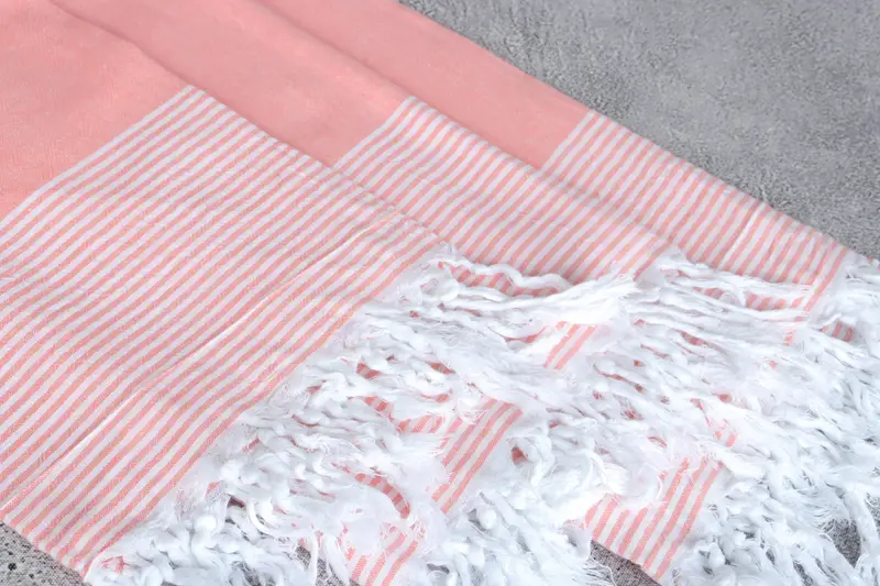 Gifts For Him, 80x36 Cotton Striped Towel, Best Friend Gift Ideas, Soft towel, Authentic Turkish hammam peshtemal, Absorbent Turkish towel - 5