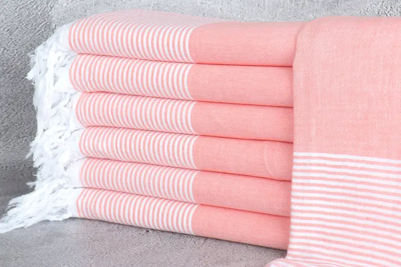 Gifts For Him, 80x36 Cotton Striped Towel, Best Friend Gift Ideas, Soft towel, Authentic Turkish hammam peshtemal, Absorbent Turkish towel - 1