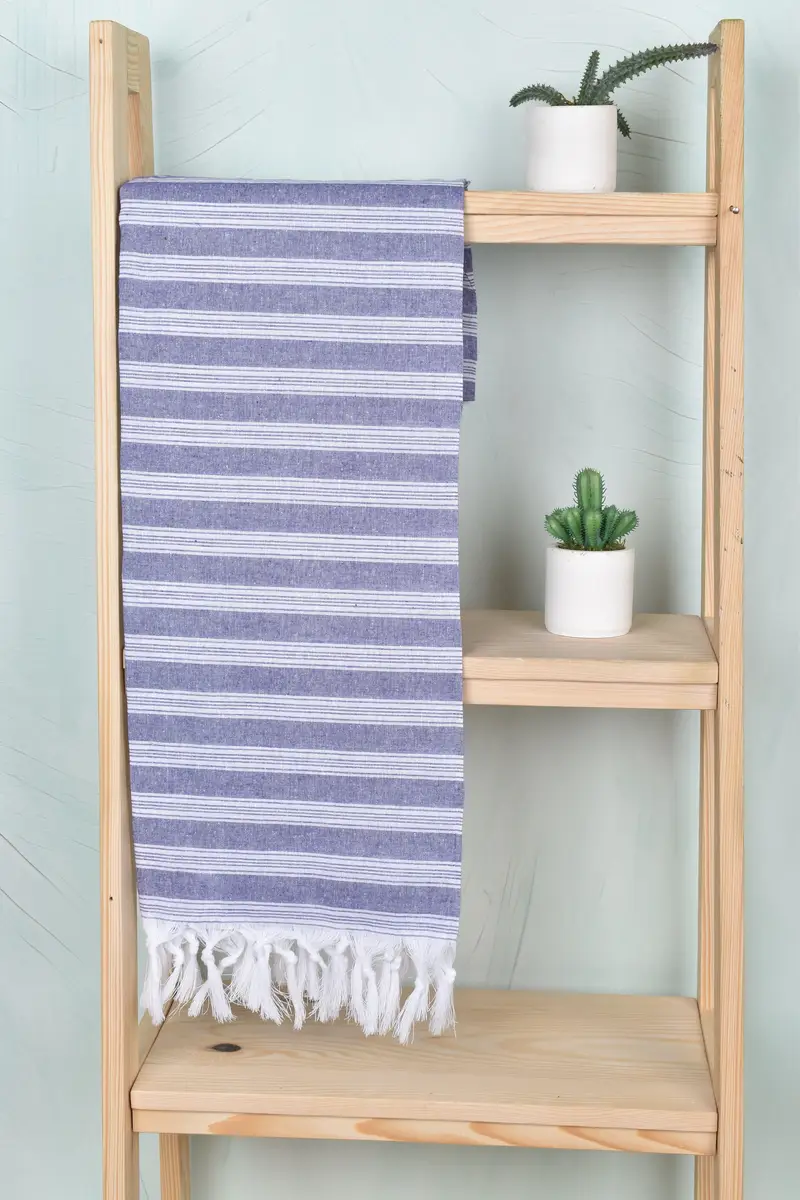 70x40 Cotton Striped Towel, Bulk Order Towel, Personalized Beach Towel, Custom Wedding Gift, Monogram Turkish Towel, Personalized Gift For Him - 8