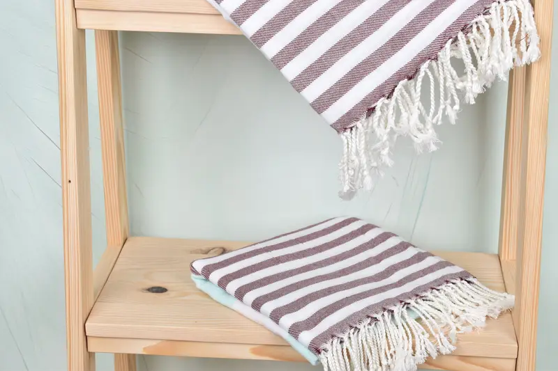 Beach towel, Bachelor Towel, 70x40 Cotton Striped Towel, Bridesmaid Gift Towel, Personalized Home Gift Wedding, Best Friend Gift, Wedding Gift Ideas - 5