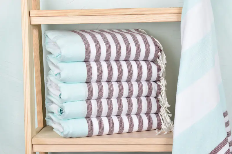Beach towel, Bachelor Towel, 70x40 Cotton Striped Towel, Bridesmaid Gift Towel, Personalized Home Gift Wedding, Best Friend Gift, Wedding Gift Ideas - 2